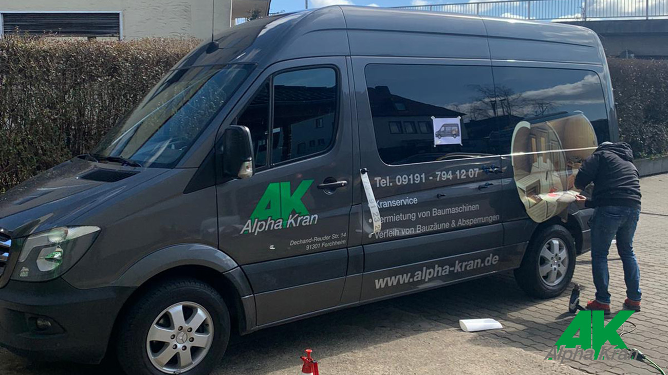 Neue Beklebung für Sprinter